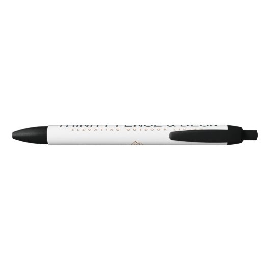 Schrijf je nalatenschap met Trinity Zwarte Inkt Pen (Achterkant)