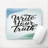 Schrijf je waarheid muismat (Met muis)