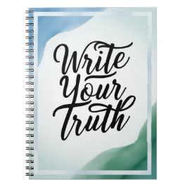 Schrijf je waarheid notitieboek