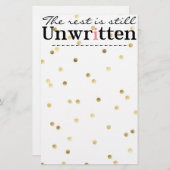 Schrijf me artikelen briefpapier (Voorkant / Achterkant)