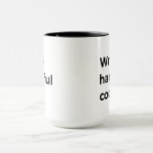 Schrijf schadelijke code grappige codering mok (Midden)