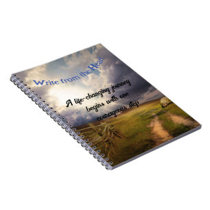 "Schrijf vanuit het hart" Spiral Photo Notitieboek
