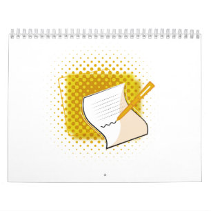 Schrijfbalk Kalender