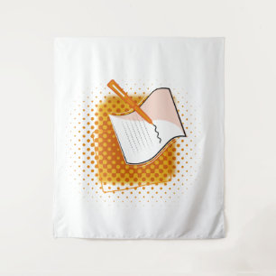 Schrijfbalk Wandkleed