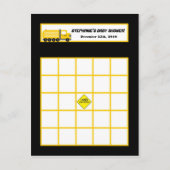 Schrijfbare Bingo Kaart Constructie (Voorkant)