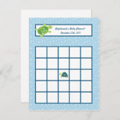 Schrijfbare Bingo Kaart Schildpad Reef Ocean Zee S (Voorkant / Achterkant)