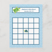 Schrijfbare Bingo Kaart Schildpad Reef Ocean Zee S (Voorkant)