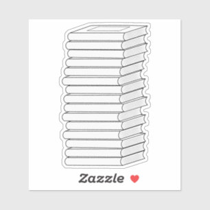 Schrijfbare boek Stack Lezen Log Tracker Labels