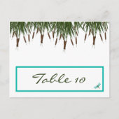 Schrijfbare plaats kaart Cattail/Dragonfly in kleu (Voorkant)