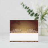 Schrijfbare Plaats Kaart Diep Marokkaans Bruin (Staand voorkant)