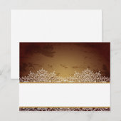 Schrijfbare Plaats Kaart Diep Marokkaans Bruin (Voorkant / Achterkant)