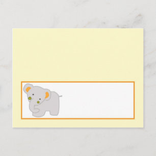 Schrijfbare Plaats Kaart Tropische Punch Olifant H