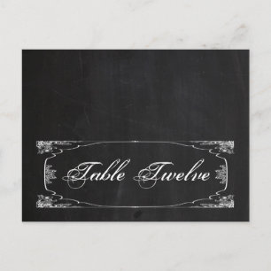 Schrijfbare plaatskaart Matig Chalkboard Briefkaart