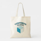 Schrijfblok Tote Bag (Achterkant)