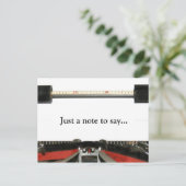 Schrijfbriefje Briefkaart (Staand voorkant)