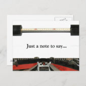 Schrijfbriefje Briefkaart (Voorkant / Achterkant)