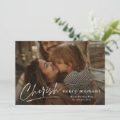 Schrijffoto's Prettige feestdagen elke momenten ko Kaart (Staand voorkant)