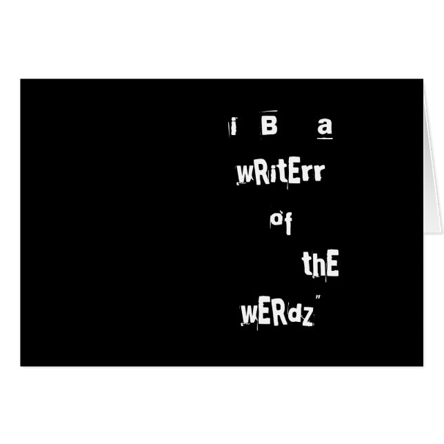 Schrijfkaart (Voorkant Horizontaal)