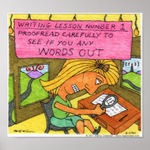 Schrijfles #1 poster