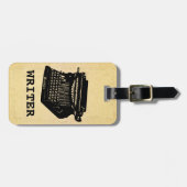 Schrijfmachine Antiek Bagagelabel (Voorkant horizontaal)
