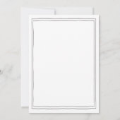  schrijfmachine bedankt kaart, veel Bedankt (Achterkant)