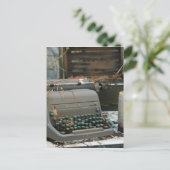 Schrijfmachine Briefkaart (Staand voorkant)