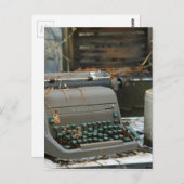 Schrijfmachine Briefkaart (Voorkant / Achterkant)