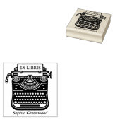 schrijfmachine - Ex Libris Rubberstempel (Gestempeld)