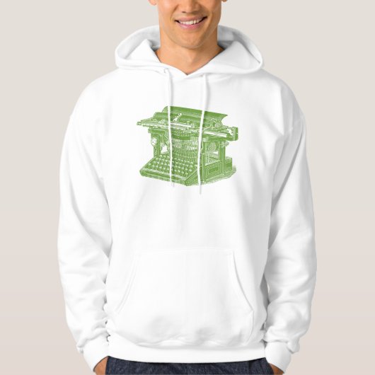  schrijfmachine hoodie (Voorkant)