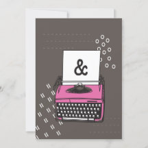 schrijfmachine Kaart - Ampersand