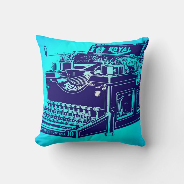  schrijfmachine kussen (Voorkant)