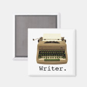Schrijfmachine Magnet Magneet (Voorkant / Achterkant)