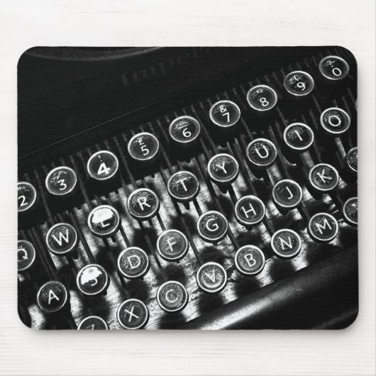  schrijfmachine muismat (Voorkant)
