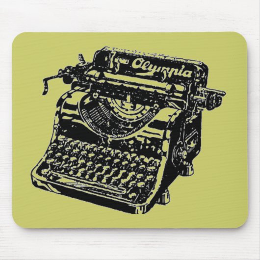  schrijfmachine muismat (Voorkant)