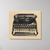 schrijfmachine op Canvas (Voorkant)