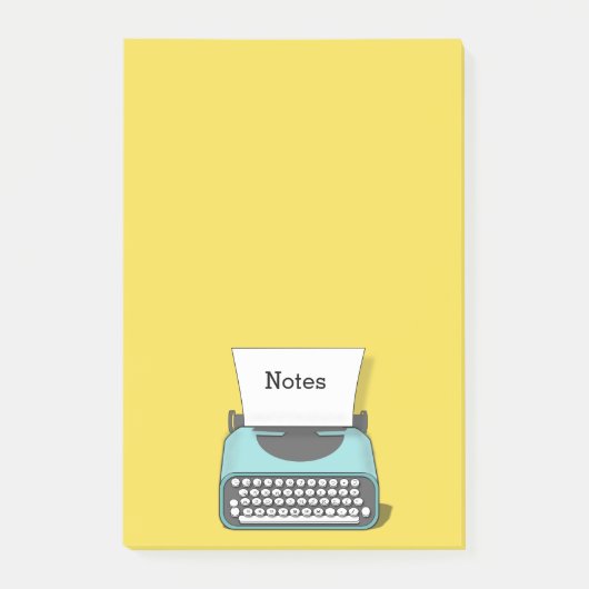   schrijfmachine post-it® notes (Voorkant)