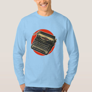  schrijfmachine t-shirt