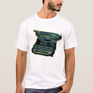  schrijfmachine t-shirt