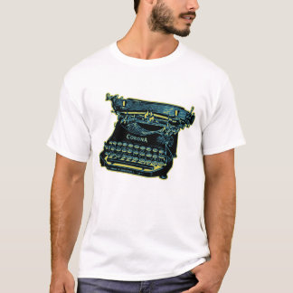  schrijfmachine t-shirt