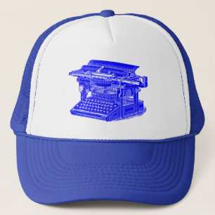 schrijfmachine trucker pet