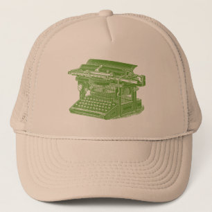  schrijfmachine trucker pet