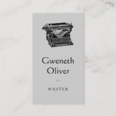 Schrijfmachine Visitekaartje (Voorkant)