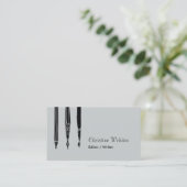 Schrijfmachine voor fonteinen visitekaartje (Staand voorkant)