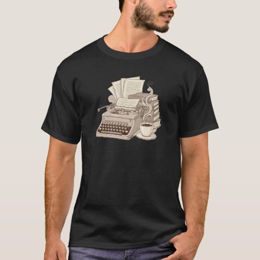  schrijfmachinearts | schrijftafel t-shirt (Voorkant)