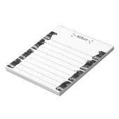 schrijfmachinebladblok notitieblok (Gedraaid)