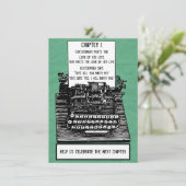  schrijfmachinefunctie kaart (Staand voorkant)