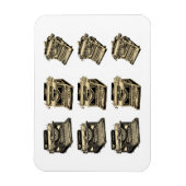  schrijfmachines magneet (Verticaal)