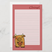 Schrijfpad voor hoe briefpapier (Voorkant / Achterkant)