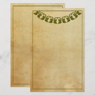  Schrijfpapier met Green Garland Briefpapier