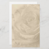 Schrijfpapier " Roos" Briefpapier (Voorkant / Achterkant)